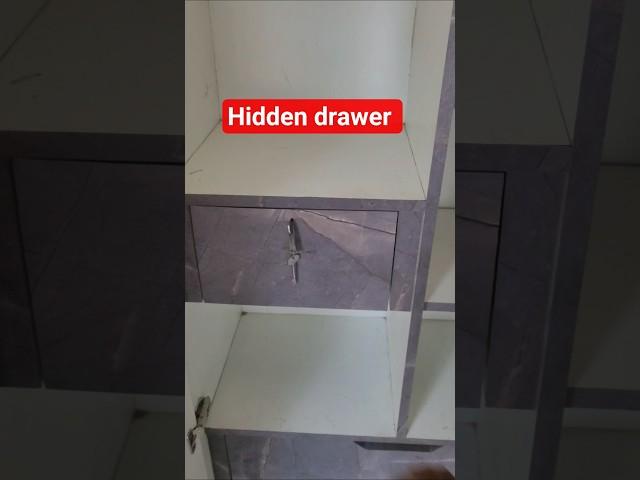 hidden Drawer in wardrobe !!  #secretlocker #hidden #tijori #lockers #shorts #viralvideo