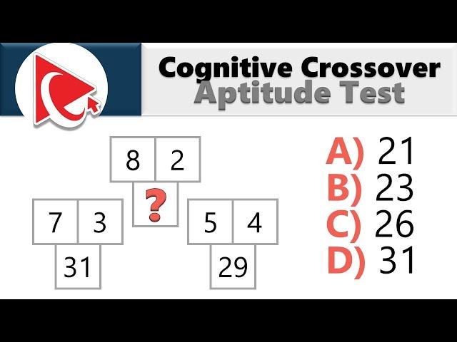 How to Pass Crossover Cognitive Aptitude Test: Questions with Answers & Solutions!