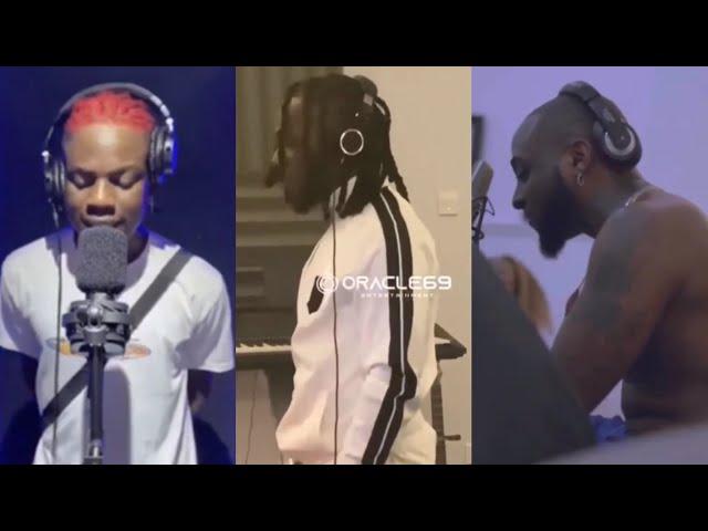 Nigerian Artists in Studio (Rema, Zlatan, Davido, Burna Boy ...)