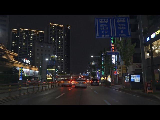 부산 동래에서 센텀시티까지 야간 드라이브 Night drive from Dongnae to Centum City in Busan | 모범워커 4K 드라이브