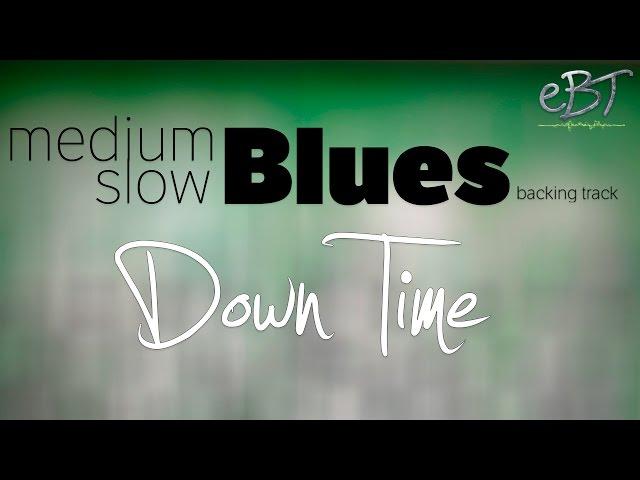 Medium Slow Blues Backing Track in A Major | 65 bpm