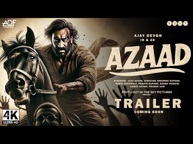 Azaad : Official Trailer | Ajay Devgn, Rasha Thadani | Abhishek Kapoor | RSVP | T-Series