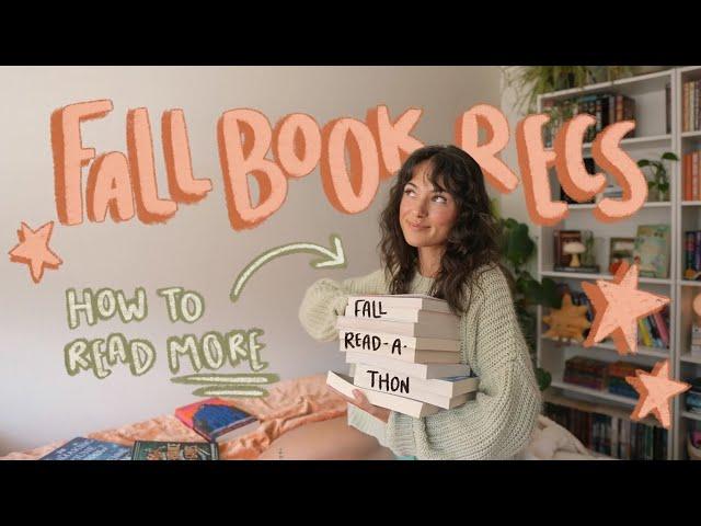 Fall book recommendations + how to read MORE this Fall *exciting announcement