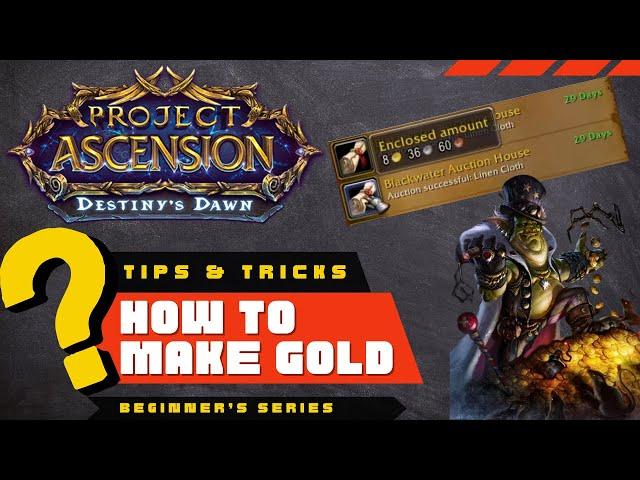 EASY GOLD SAVERS AND MAKERS! Beginner's guide to the economy and making gold in Ascension S9!