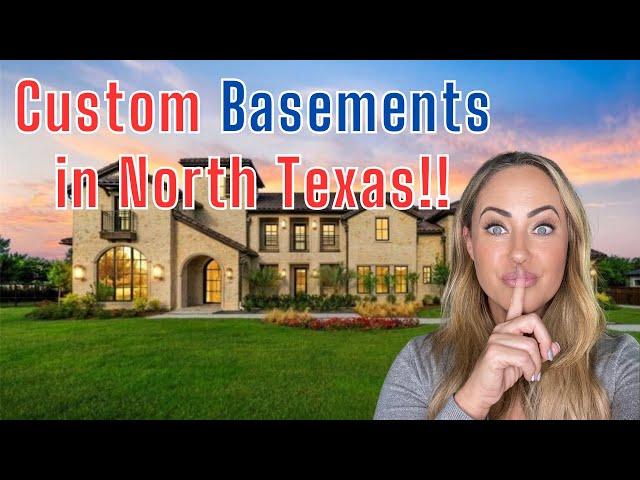 Insane Basements in North Dallas TX- Luxury Homes in Celina TX with CUSTOM Basements