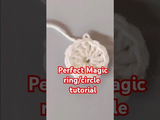 Magic Ring for Beginners | Magic Ring za Početnike!#shorts #magicring #magiccircle #crochettutorial