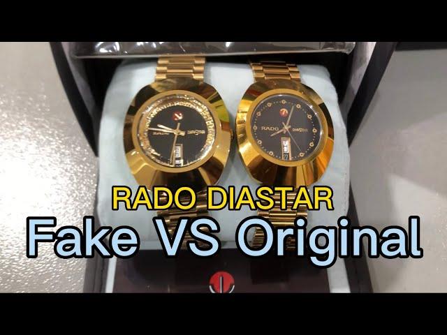 How to identify Original VS Fake RADO DIASTAR Watches!