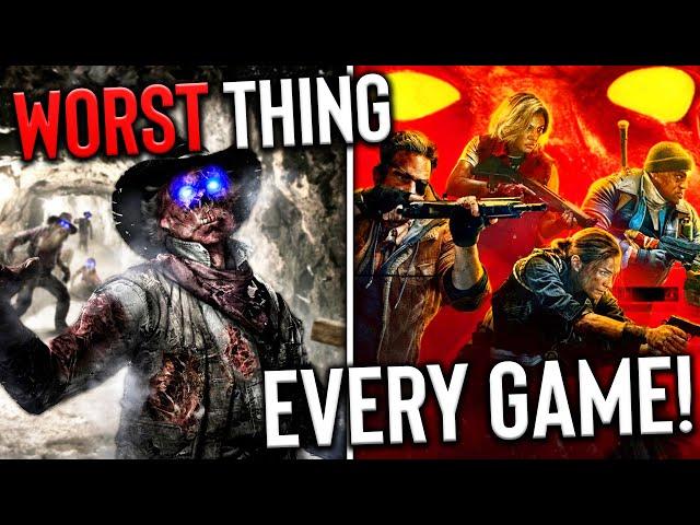 The WORST Thing About EVERY Call of Duty Zombies Game! (2008-2025)