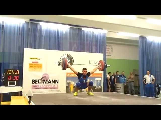 Michael Rottner 124 kg Reißen 1. Versuch