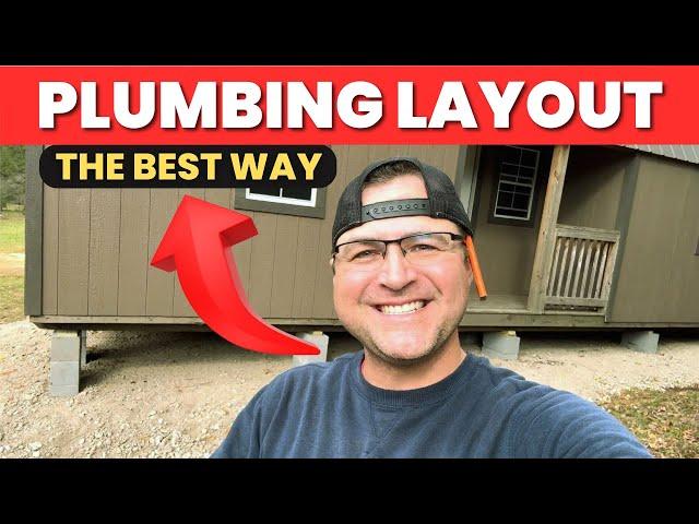 The Best Plumbing Layout For Shed To House Conversion!