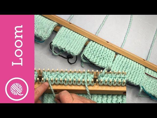 Loom | Double Knit Stockinette Comparison (6 stitches)