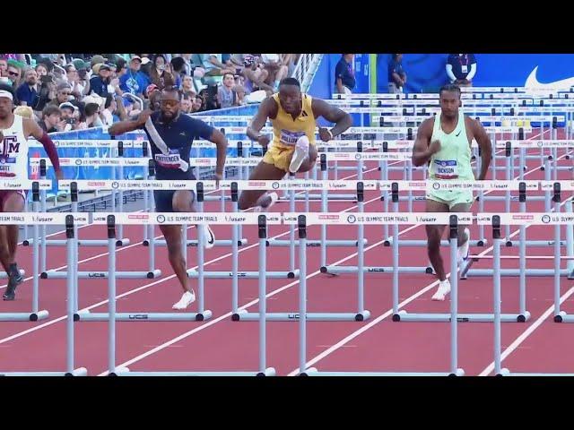 Grant Holloway wins 110-meter hurdles at US Track and Field trials