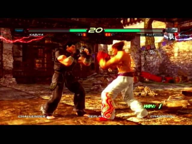 Tekken 6 - Wvu casuals round 2 - Paul, Bruce vs Law, kazuya