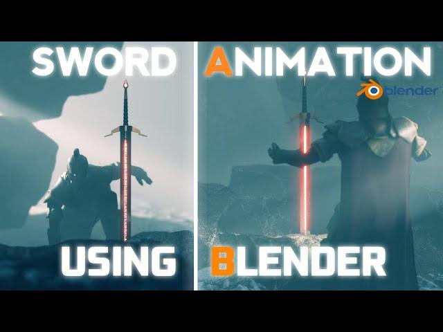 The Sword In Rock Animation  @CGFastTrack @Itx_kunwar Animation Using Blender #animation #blender