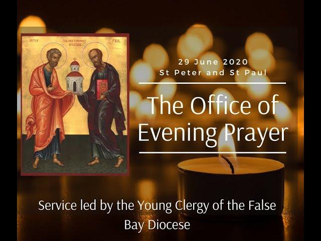 Evening Prayer 29 June 2020