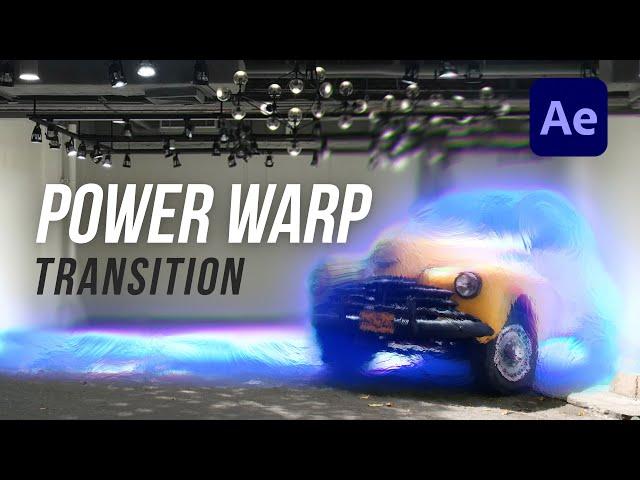 Creating an Epic Power Warp Transition - After Effects tutorial