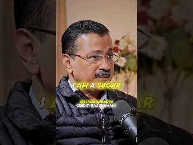 Arvind kejriwal Sugar level high delhi election  | #shorts