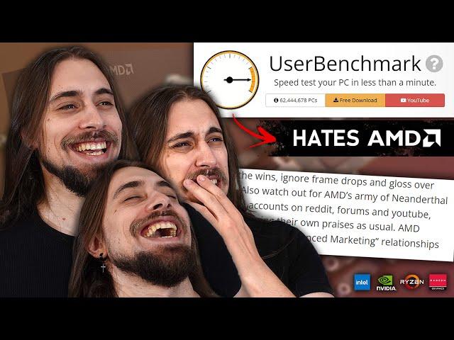 UserBenchmark's MENTAL Reviews Of AMD Products are HILARIOUS!