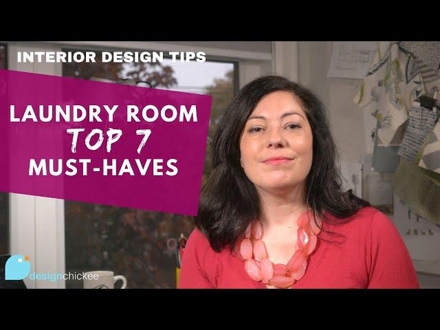 Laundry Room Must Haves | Interior Design Tips