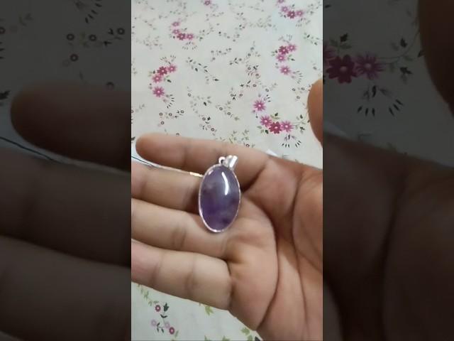 REIKI CRYSTAL PRODUCTS REVIEW (AMETHYST GEMSTONE PENDANT) #reikicrystal #crystals #amethyst #healing