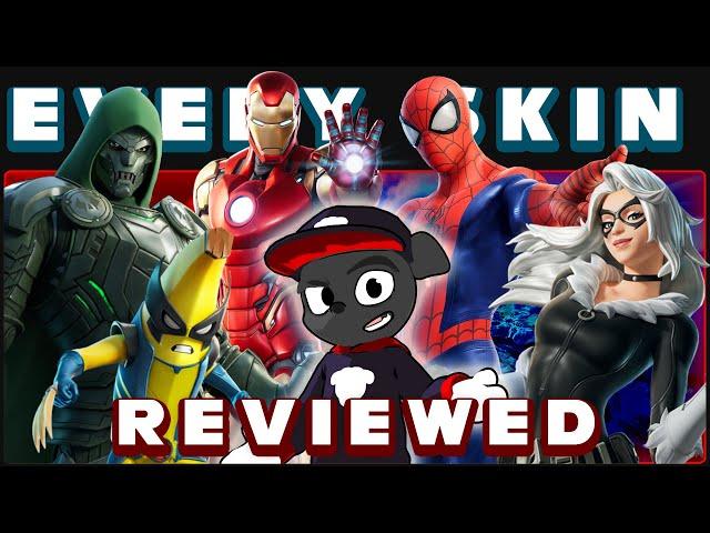 Every Fortnite X Marvel Collab Skin REVIEWED!