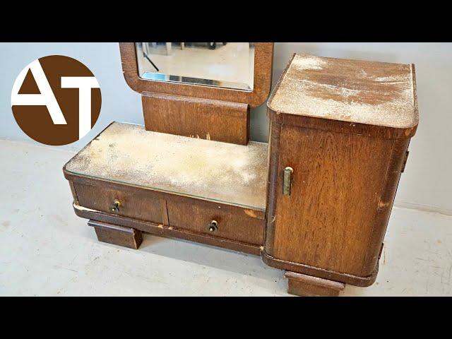 I restored an old Vanity Table and found an unexpected link to the past