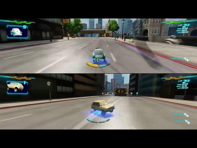 Cars 2 The Video Game | Professor Z Vs Victor Hugo - Buckingham Sprint |