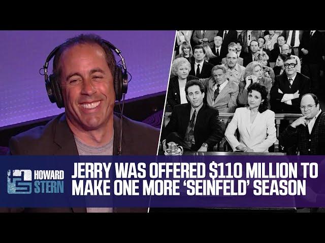 Jerry Seinfeld Was Offered $110 Million to Make Another Season of “Seinfeld” (2013)