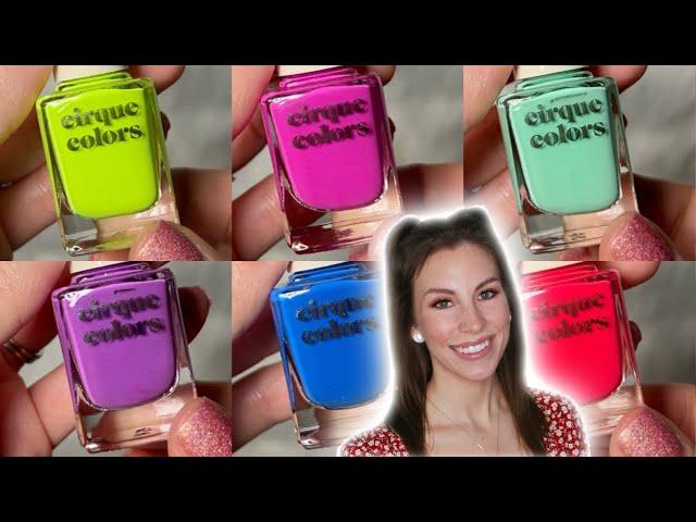 Cirque Colors - 2024 Vice Collection (NEON) Nail Polish Swatch & Review + Comparisons | JESSFACE90