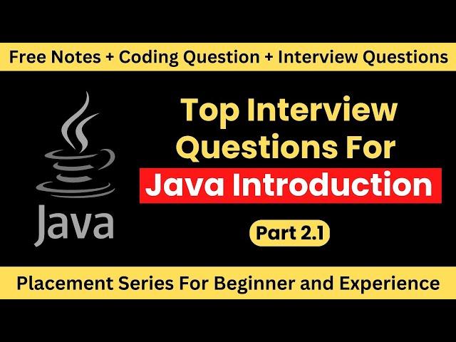 Top Core Java Interview Questions And Answers [MOST ASKED] | Java Master Series 2023