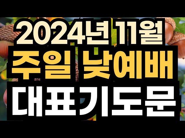 주일오후예배 대표기도문 예시ㅣ2024년 11월 주일 예배 대표기도 예문ㅣ11월 첫째주 1주 주일 낮예배 대표기도문 ㅣ대표기도가 어려운분들을 위한 주일예배 기도문 예시