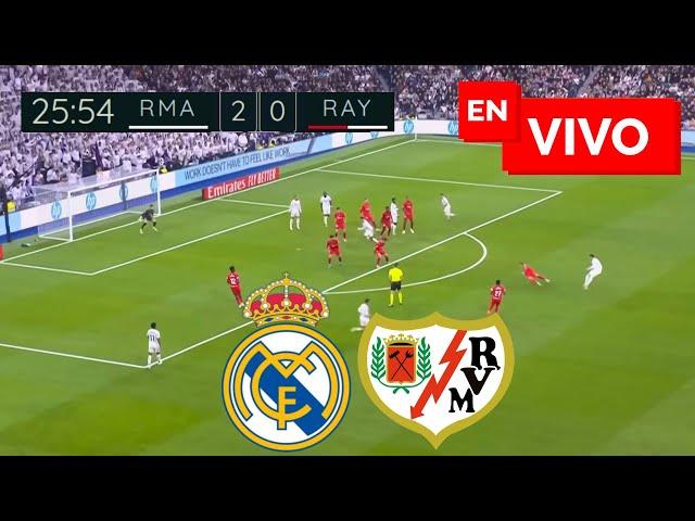  REAL MADRID VS RAYO VALLECANO EN VIVO / LIGA ESPAÑOLA - JUEGA MBAPPE