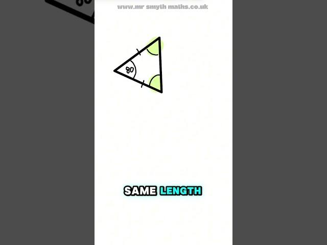 GCSE Maths | Angles in Isosceles Triangles #isosceles #triangles #angles #gcsemaths