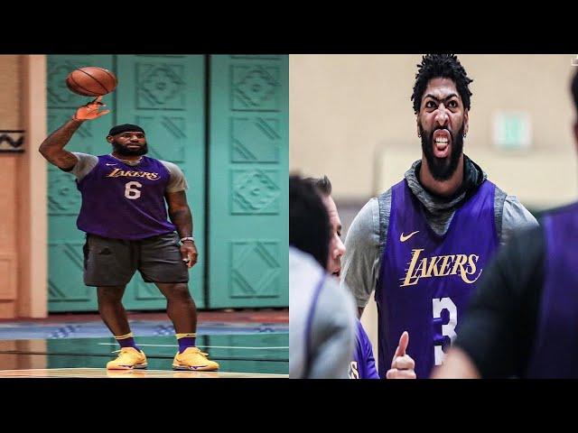 LeBron James & Anthony Davis Workout At Orlando Bubble Lakers Practice. HoopJab NBA