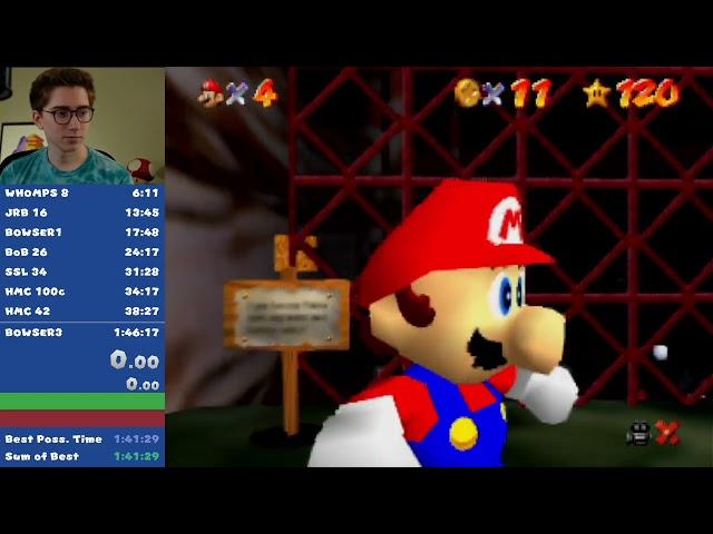 Clint Stevens - Mario 64 speedruns [July 18, 2022]