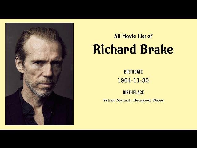 Richard Brake Movies list Richard Brake| Filmography of Richard Brake