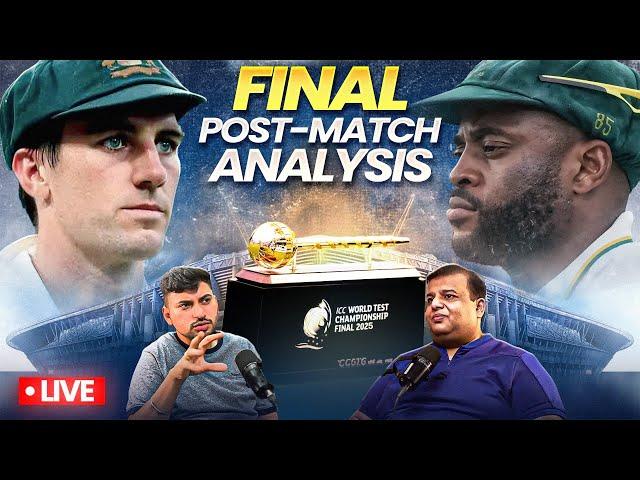 AUS vs SA WTC Finals 2025 | Live  Post Match Analysis | P Cummins vs Temba Bavuma