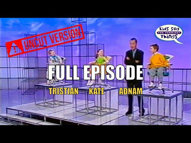 KIDS SAY THE FUNNIEST THINGS - UNCUT - Michael Barrymore FULL EPISODE - Tristian, Kate & Adnam