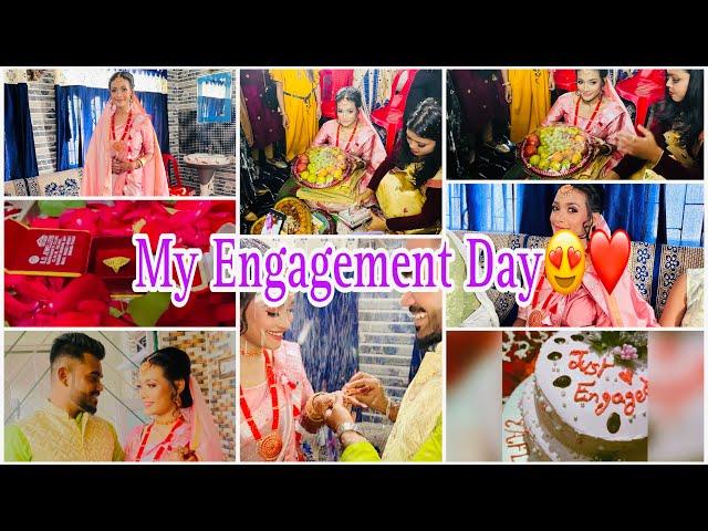 মোৰ Engagementৰ দিনটো️Mini Engagement Vlog20-03-2022