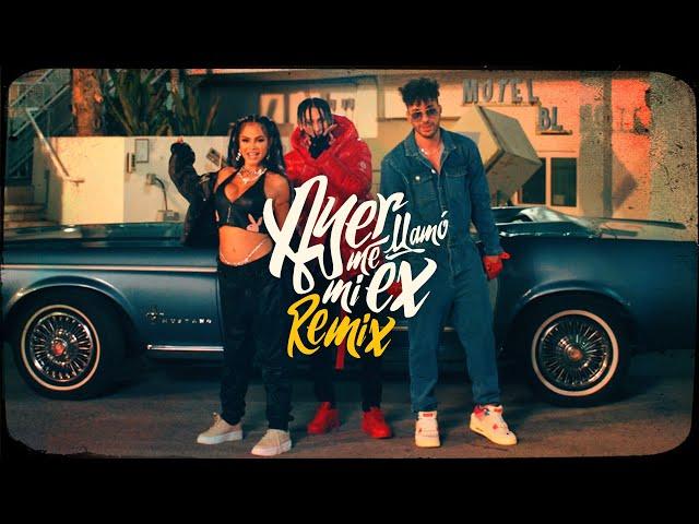 KHEA, Natti Natasha, Prince Royce - Ayer Me Llamó Mi Ex Remix ft. Lenny Santos (Official Video)