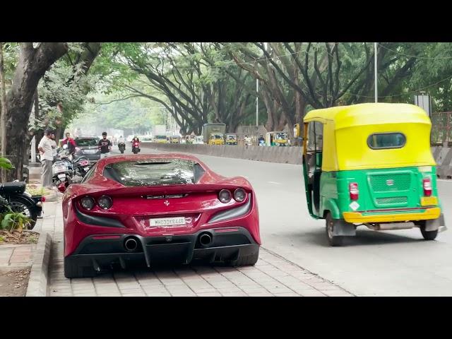 Supercars in India 2024 September (Bangalore) Lamborghini Aventador, Ferrari 296, Nissan GTR...