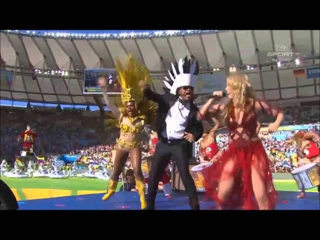 Shakira Clausura mundial Brasil 2014    La la la Ft Carlinhos Brown HD