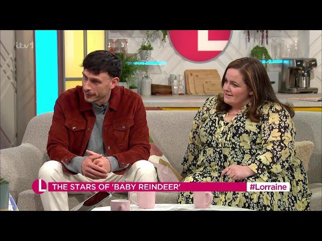 Richard Gadd (Creator), Jessica Gunning (Baby Reindeer Actors) On Lorraine [18.04.2024]