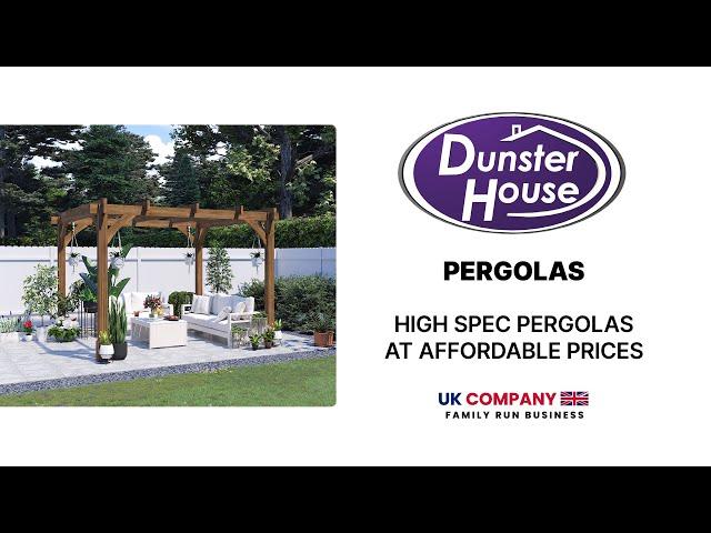 Wooden Garden Pergolas Inspiration - Heavy Duty D.I.Y structures | Dunster House