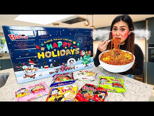 Unboxing SAMYANG BULDAK Ramen ADVENT CALENDAR ** NEW FLAVOR**