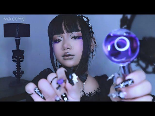 ASMR. ︎︎⸸ 𝕯𝖊𝖆𝖙𝖍𝖑𝖞 𝖙𝖔𝖚𝖈𝖍 ⸸︎︎ a goth facial spa experience. ‍️🪦