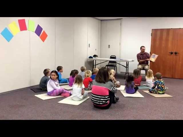 Jason Boyer reading at the Augusta Library.