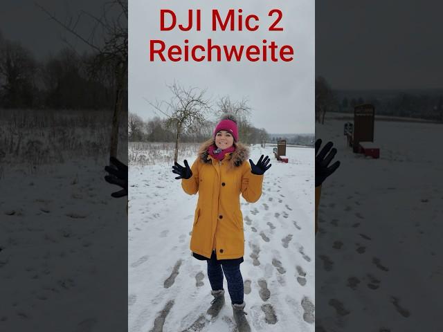 DJI Mic 2 Reichweite - echter Test - Osmo Pocket 3