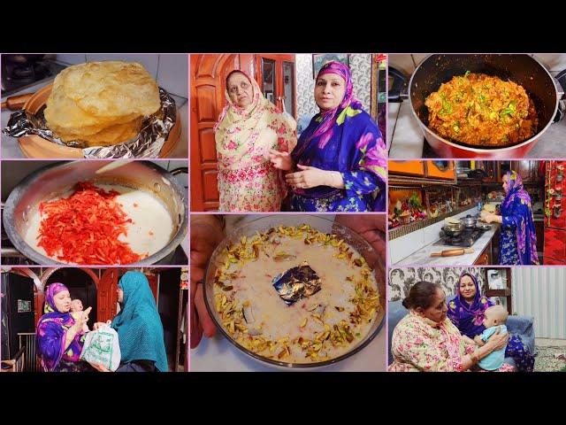 Shukar Hai Mere Sasural Se Koi Aya "Amber Ko Gajar Kheer Aur Puri Banakar Dee_Cooking with Shabana️