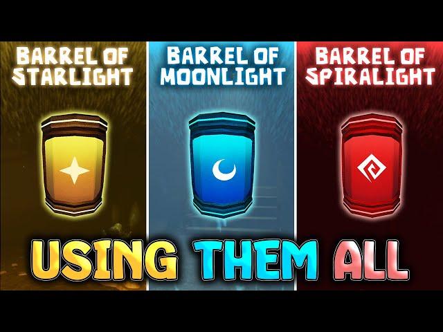 DOORS - Using all Barrel of Lights [ROBLOX]
